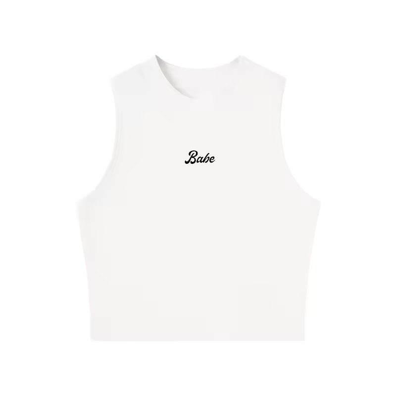 BABE CROP VEST TOP